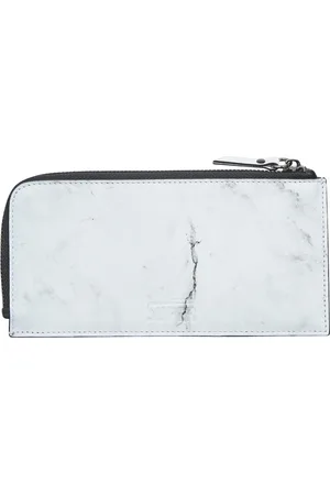 Vision Of Super Accessoires, Dames, Wit, ONE Size, Marmeren Print Portemonnee