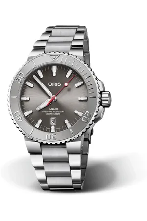 Oris Accessoires, Dames, Grijs, ONE Size, 73377304153-0782405Peb - Aquis Date Relief