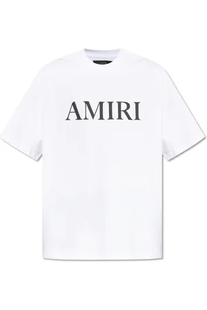 AMIRI Tops, Heren, Wit, L, T-shirt met logo