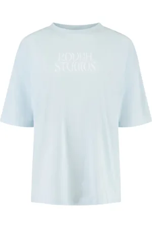 ROUGH. Tops, Dames, Blauw, L, Zomer Tee