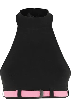 SSHEENA Tops, Dames, Zwart, S, Polyester, Stijlvolle Gebreide Top