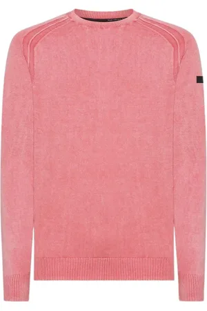 RRD Truien, Heren, Roze, S, Raglan Techno Wash Crew Neck Shirt