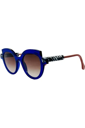 Face À Face Accessoires, Dames, Blauw, ONE Size, Elektrisch Blauwe Kristalbril