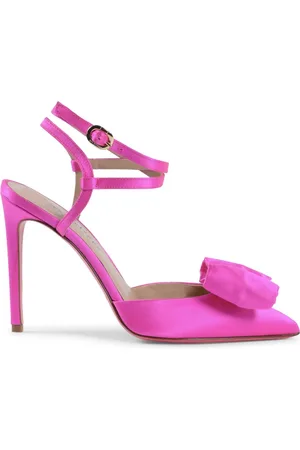 DEE OCLEPPO Schoenen, Dames, Roze, 36 EU, Satijn, Stijlvolle Satijnen Avond Sandalen