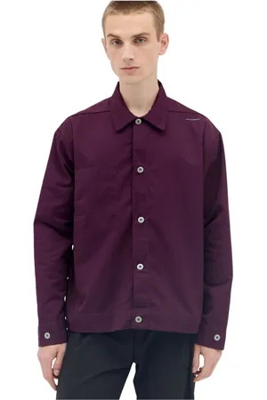 AFFXWRKS Jassen, Heren, Paars, L, Katoen, Twill Geweven Works Jas