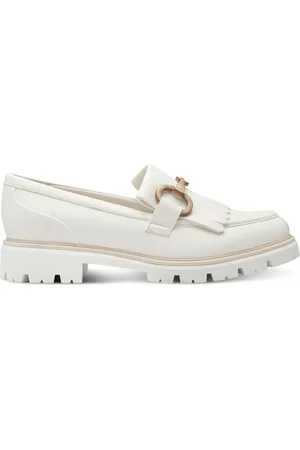 Marco Tozzi Schoenen, Dames, Wit, 39 EU, Witte Loafers voor Vrouwen