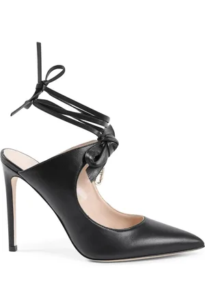 DEE OCLEPPO Schoenen, Dames, Zwart, 39 EU, Leer, Stijlvolle Leren Muiltje met Strik