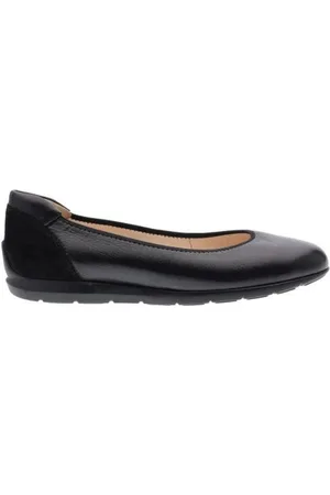 ARA Schoenen, Dames, Zwart, 39 EU, Leer, Zwarte Ballerina