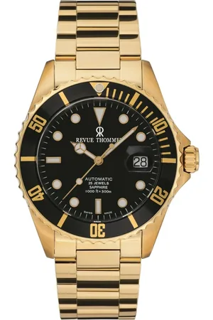 Revue Thommen Accessoires, Heren, Geel, ONE Size, Automatisch Herenhorloge Roestvrij Staal