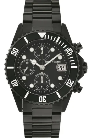 Revue Thommen Accessoires, Heren, Zwart, ONE Size, Duiker Chronograaf Automatisch Horloge