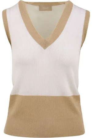 DRUMOHR Truien, Dames, Wit, XS, Witte Jas Model L0Lv 464B