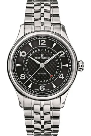 Revue Thommen Accessoires, Heren, Grijs, ONE Size, Automatisch duikhorloge met datumaanwijzer