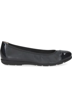 Caprice Schoenen, Dames, Blauw, 37 EU, Leer, Blauwe Gesloten Ballerina