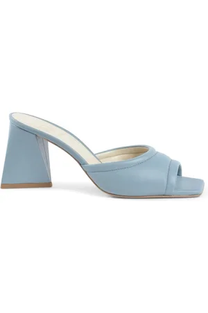 DEE OCLEPPO Schoenen, Dames, Blauw, 39 EU, Satijn, Kristalboog Satijnen Sandaal
