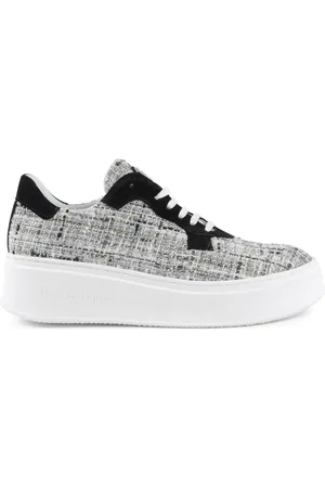 DEE OCLEPPO Schoenen, Dames, Grijs, 38 EU, Boucle High Sole Sneaker