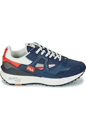 Fila Schoenen, Heren, Blauw, 44 EU, Blauwe Vrijetijdssneakers voor Mannen