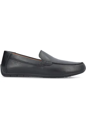Rieker Schoenen, Heren, Zwart, 43 EU, Leer, Klassieke Zwarte Gesloten Loafers