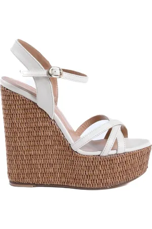 DEE OCLEPPO Schoenen, Dames, , 39 EU, Leer, Bandplateausandalen