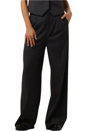 Copenhagen Muse Broeken, Dames, Grijs, M, Polyester, Elegante Tailored Broek
