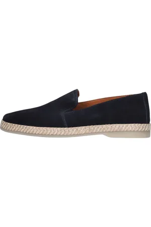 GOOSECRAFT Schoenen, Heren, Blauw, 40 EU, Suède, Stijlvolle Suède Loafer met Touwdetail