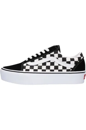 Vans Schoenen, Dames, Veelkleurig, 42 EU, Suède, Lage Platform Sneakers Old Skool Stijl