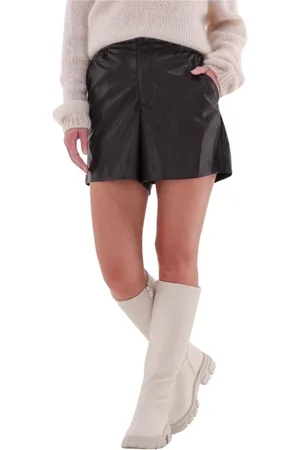 Knit-ted Korte broeken, Dames, Bruin, S, Bruine Korte Broek Alois