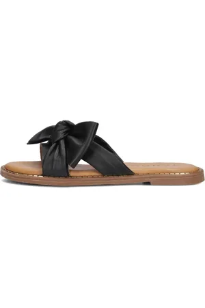 TANGO Schoenen, Dames, Zwart, 37 EU, Leer, Zwarte Leren Slipper Audrey 1