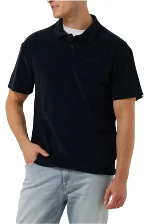 Anerkjendt Tops, Heren, Blauw, S, Katoen, Heren Polo & T-shirt Frotte Polo Tee