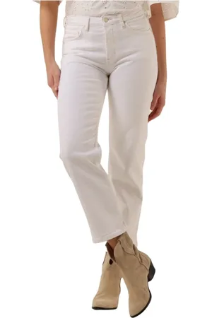 Scotch&Soda Jeans, Dames, Wit, W34, Off- Straight Leg Jeans