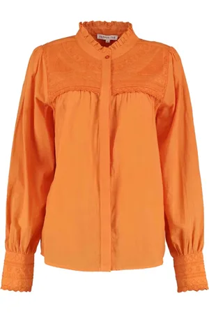 Harper & Yve Blouses & Shirts, Dames, Oranje, M, Yasmin Lange Mouw Blouse