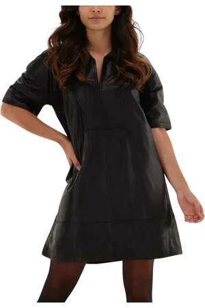 GOOSECRAFT Kleedjes, Dames, Zwart, L, Miley Dress Dames Mini Jurk
