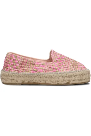 MANEBI Schoenen, Dames, Veelkleurig, 37 EU, Kleurrijke Gevlochten Espadrilles