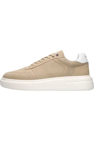 GOOSECRAFT Schoenen, Heren, , 41 EU, Suède, Tufted 21 Sneakers met Plateauzool