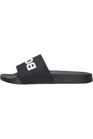 Björn Borg Schoenen, Heren, Zwart, 42 EU, Zwarte Lichtgewicht Slide Sandaal Knox