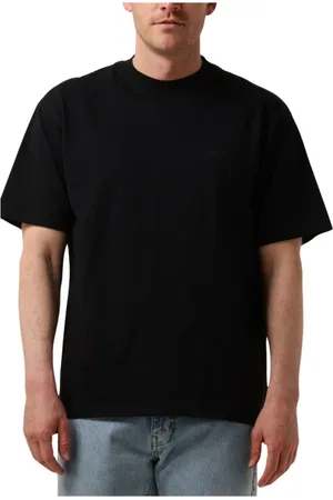 Woodbird Tops, Heren, Zwart, M, Katoen, Heren Polo & T-shirts Base Tee