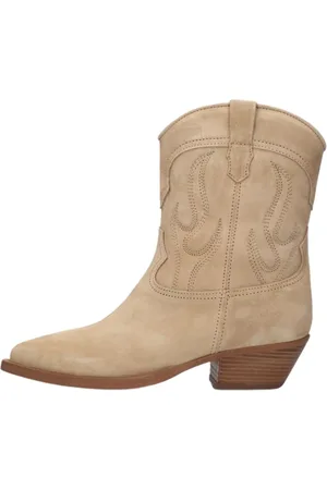 Alpe Schoenen, Dames, , 37 EU, Suède, Western Style Cowgirl Laarzen