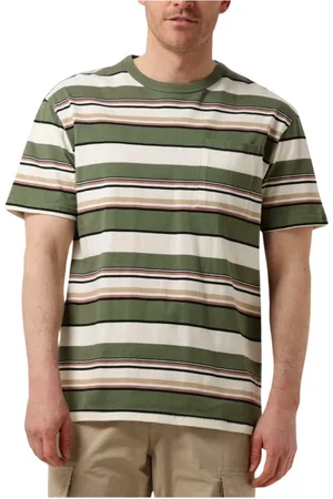 Anerkjendt Tops, Heren, Veelkleurig, M, Katoen, Heren Polo & T-shirts Streep Tee