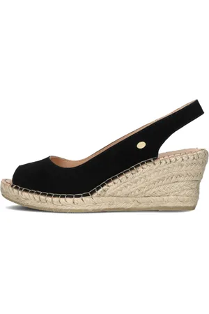 Fred de la Bretoniere Schoenen, Dames, Zwart, 40 EU, Zwarte Espadrilles Clare Beau Schoenen