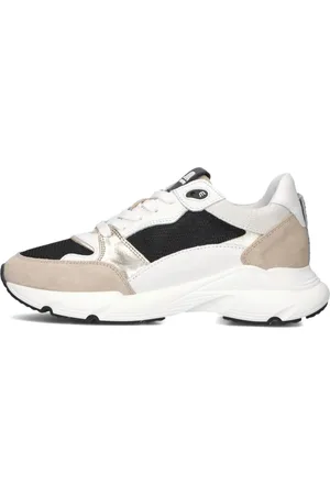 Maruti Schoenen, Dames, Veelkleurig, 37 EU, Leer, Lage Sneakers Raven