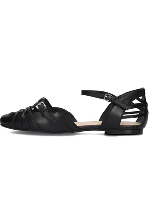 Bronx Schoenen, Dames, Zwart, 38 EU, Leer, Gekruiste Band Sandalen Lorr-i Stijl