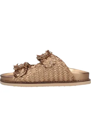 Inuovo Schoenen, Dames, Bruin, 41 EU, Bronzen Sandalen Model 395010