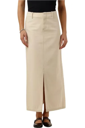 Moss Copenhagen Rokken, Dames, , S, Denim, Hoge Taille Denim Rok