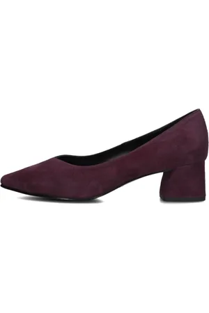 Peter Kaiser Schoenen, Dames, Paars, 36 EU, Suède, Paarse Suède Pump Model 48401