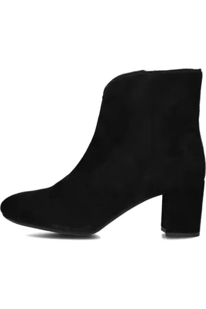 TANGO Schoenen, Dames, Zwart, 37 EU, Suède, Zwarte Suède Enkellaarzen Cila 502