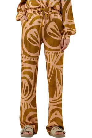 AMAYA Amsterdam Broeken, Dames, Veelkleurig, S, Gouden Touch Pleun Broek