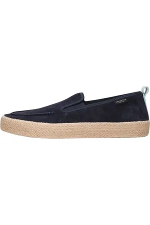 Scotch&Soda Schoenen, Heren, Blauw, 42 EU, Katoen, Heren Loafers Izomi Slip On