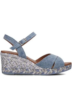 Viguera Schoenen, Dames, Blauw, 39 EU, Denim, Zomerse Stijl Sandalen 2032