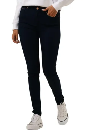 Tommy Hilfiger Jeans, Dames, Blauw, W26 L30, Katoen, Nora Skinny Jeans Blauw