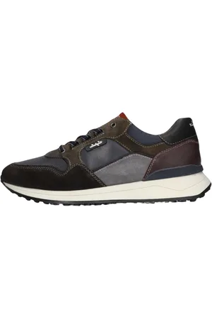 Australian Schoenen, Heren, Bruin, 40 EU, Leer, Heren Lage Oxford Sneakers