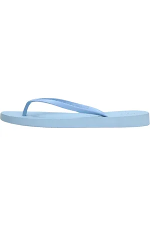 Sleepers Schoenen, Dames, Blauw, 37 EU, Blauwe Tapered Strand Slippers
